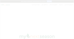 Desktop Screenshot of mynextseason.com